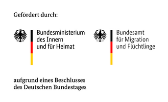 Quelle: BMI/BAMF Logo BMI und BAMF